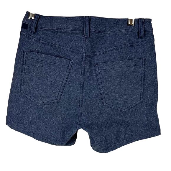 Lululemon ABC Pant Skinny Tech Canvas Shorts Heathered Deep Navy Men's 28 EUC - Picture 2 of 7